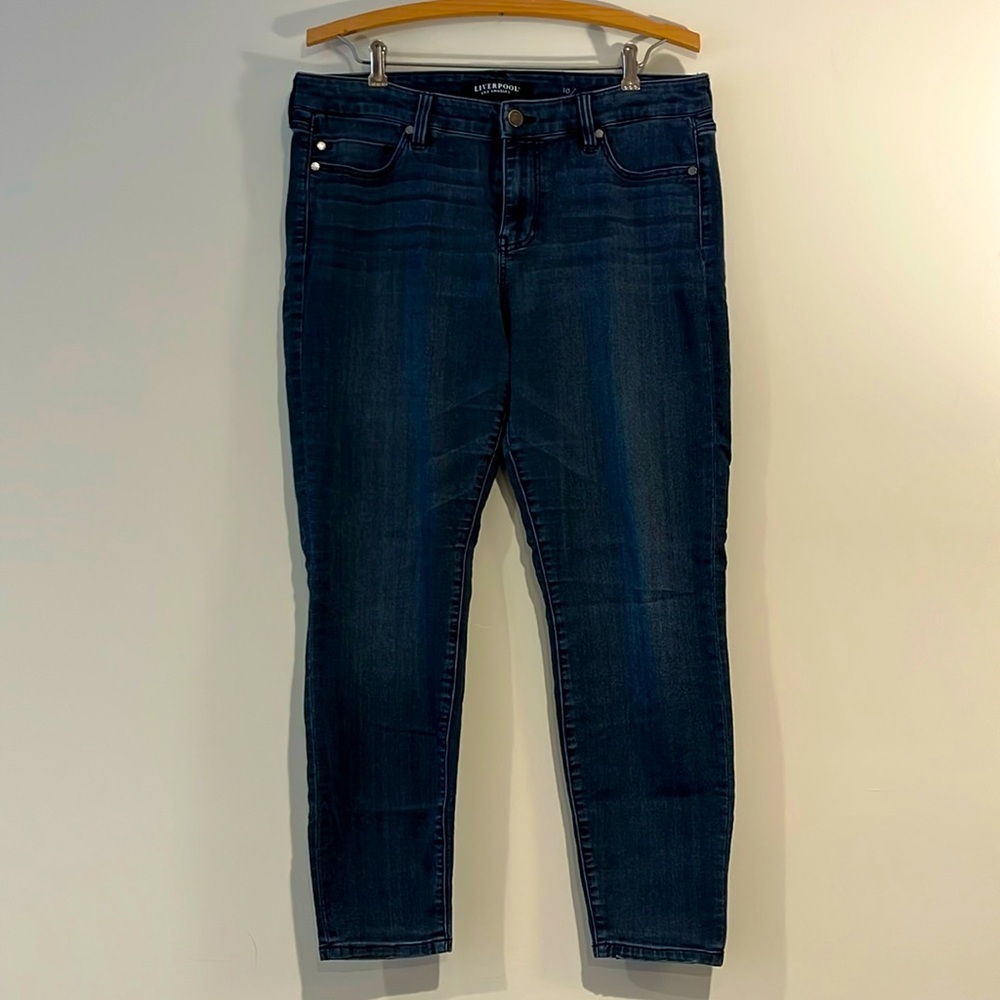 Liverpool Women's Skinny Jeans - Dark Blue Wash